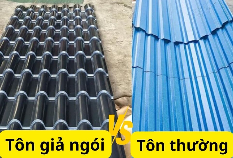 Bạn nên chọn tôn giả ngói hay tôn thường cho công trình mình?