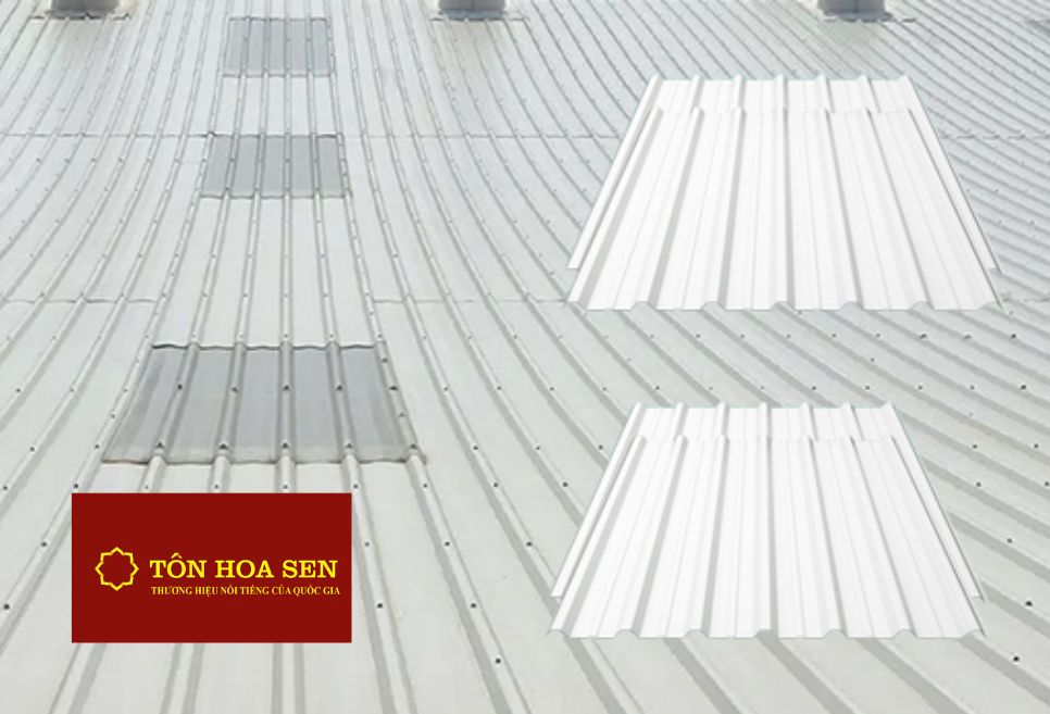 Giới thiệu về tôn Hoa Sen màu trắng sữa