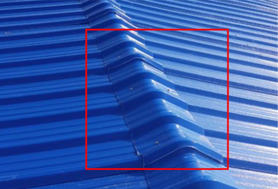 Các loại tôn úp nóc phổ biến